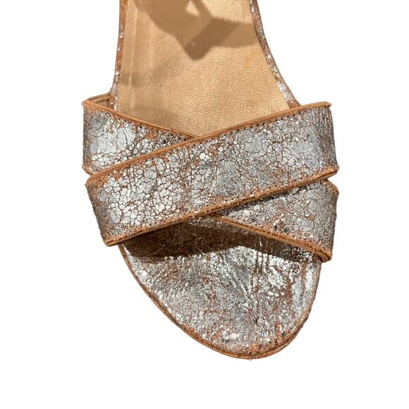 Stuart Weitzman Crosson Cork Wedge Heels Size 7.5 - Picture 6 of 8